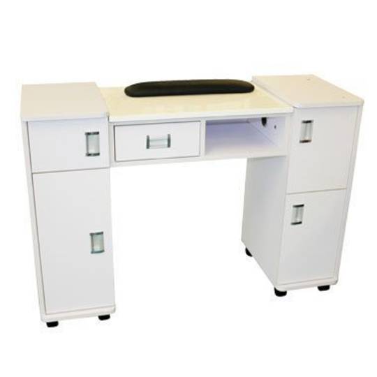 Manicure Table with Marble Stone Top image 0