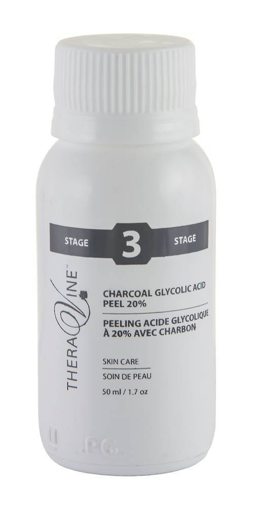 Theravine Professional Charcoal Glycolic Acid Peel 20% 50ml image 0