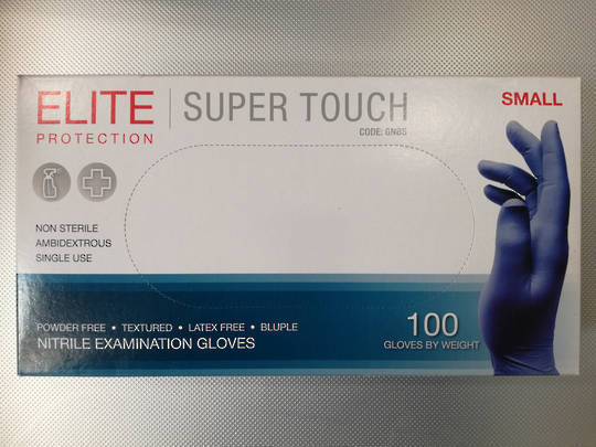 Blue Nitrile Gloves - Small (Powder Free) image 0