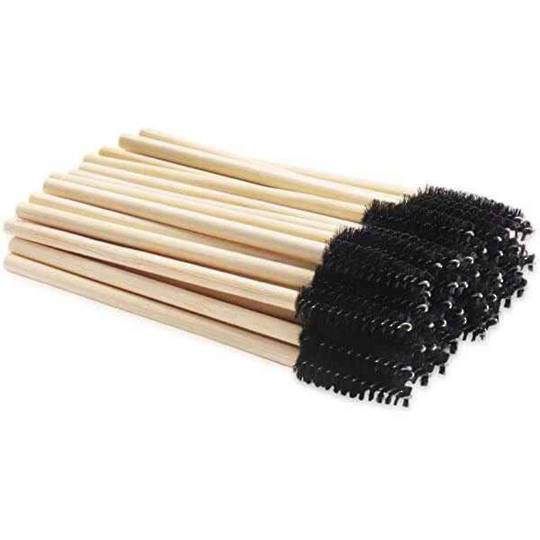 Bamboo Handle Mascara Wand - 50pcs image 0