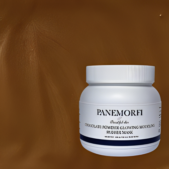 PANEMORFI Chocolate Powder Glowing Modeling Rubber mask 30g SAMPLE image 0