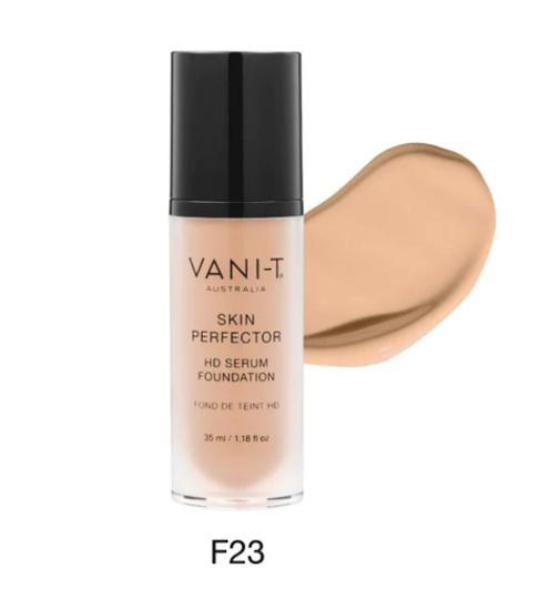 VANI-T Skin Perfector HD Serum Foundation, with bag - F23 image 1