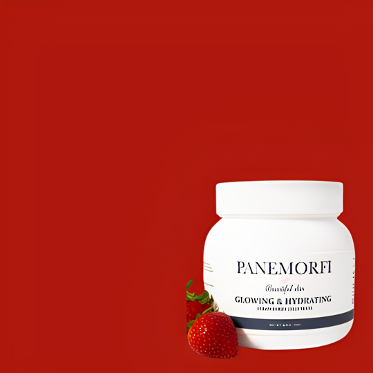 PANEMORFI : Crystal Glowing & Hydrating Strawberry Jelly Mask 30g SAMPLE image 0