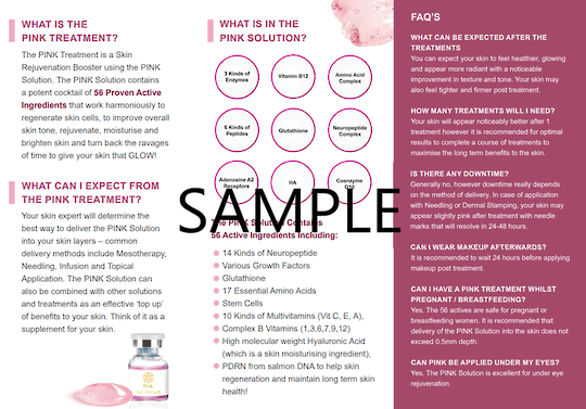 Pink Treatment Brochures (25pack) image 1