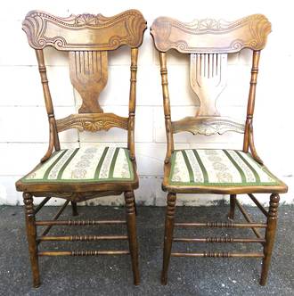 Set of 6 Antique Canadian Spindle back Chairs $1950.00