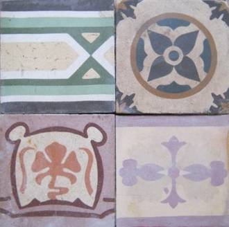 Antique Tiles - MEDLEY ONLY $7 each