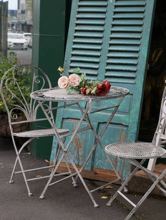 Cafe Set - Rustic French Style 3 Piece Set $425