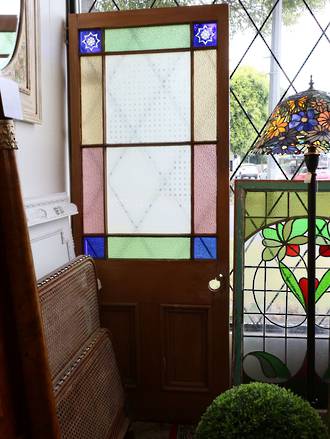 Colonial stained glass Kauri Door