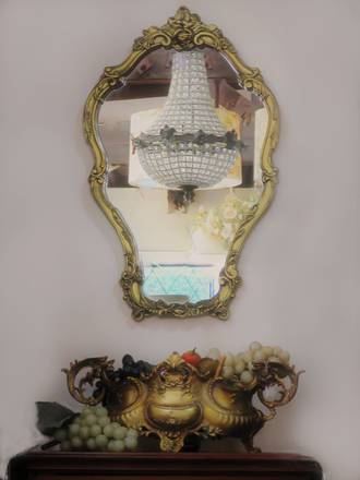 Vintage Rococo Style Mirror