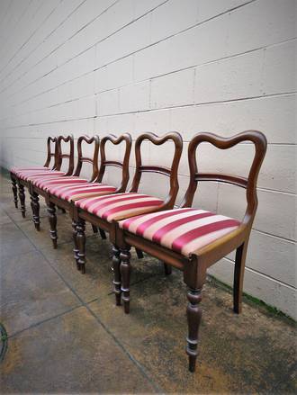 Regency Mahogany Dining Chairs x 6 $2100.00