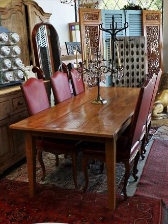 Large Rustic English Country Dining Table