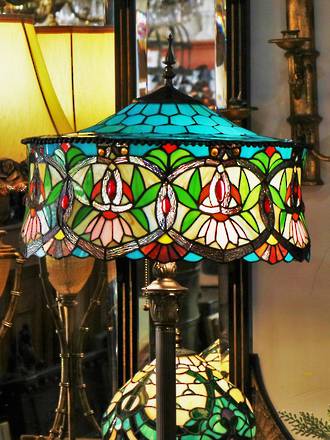 Elaborate Tiffany Style Floor Lamp