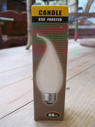 Frosted Bulb - Regular Edison Fitting - 60 watt - 10 Pack