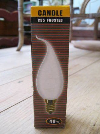 Frosted Bulb - Small Edison Fitting - 40 watt - 10 Pack