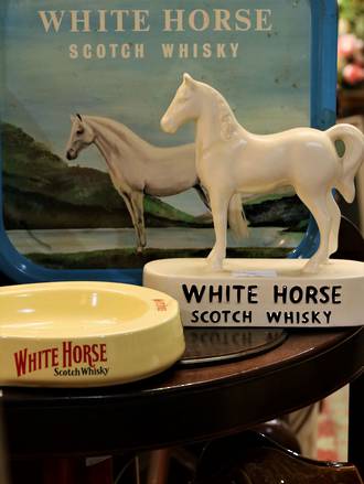 White HOrse Whiskey Bar Advertising Collectables