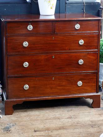 Antique English Early Georgian Chest of Drawers circa 1780 $3850.00