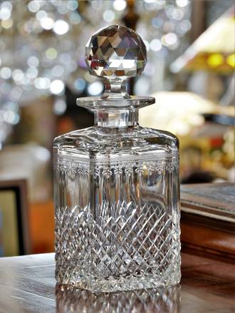 Large Heavy Crystal Decanter $195