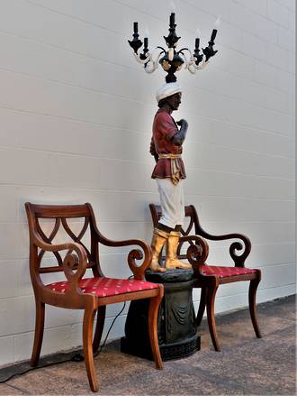 Pair of Regency Carver Chairs