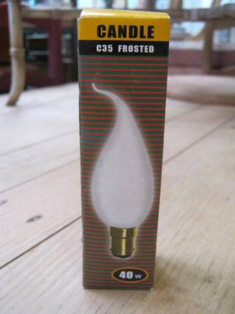 Frosted Bulb - Small Bayonet Fitting - 40 watt - 10 Pack
