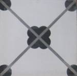 Black and White Clover Tile | SECONDS ONLY $5 EACH!