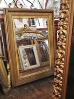 Victorian gilt Framed Mirror - beveled edged