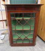 Antique Oak Corner Cabinet $1495