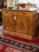 French Antqiue Fruitwood Credenza Sideboard Cupboard $2750