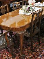 Vintage Mahogany Chippendale Style Ball & Claw Extension Table