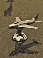 Rare 1951 Sabre Jet Fighter Chrome Lighter by Dunhill SOLD