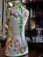 Artisan Decoupage Mannequin - Roses & Ivy
