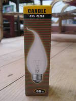 Clear Bulb - Regular Edison Fitting - 60 watt - 10 Pack