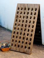 Mid Century French Champagne Riddling Rack $1250