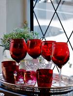 Red Wine Goblets & Water Glasses