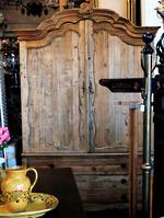 Reclaimed Baltic Pine Armoire Wardrobe or Linen cupboard