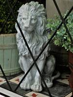 Garden Statue - Lion -  High Detailed Fiberglass - $355