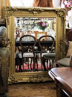 Large Ornate Gilt Framed Mirror - Beveled Edge $1495